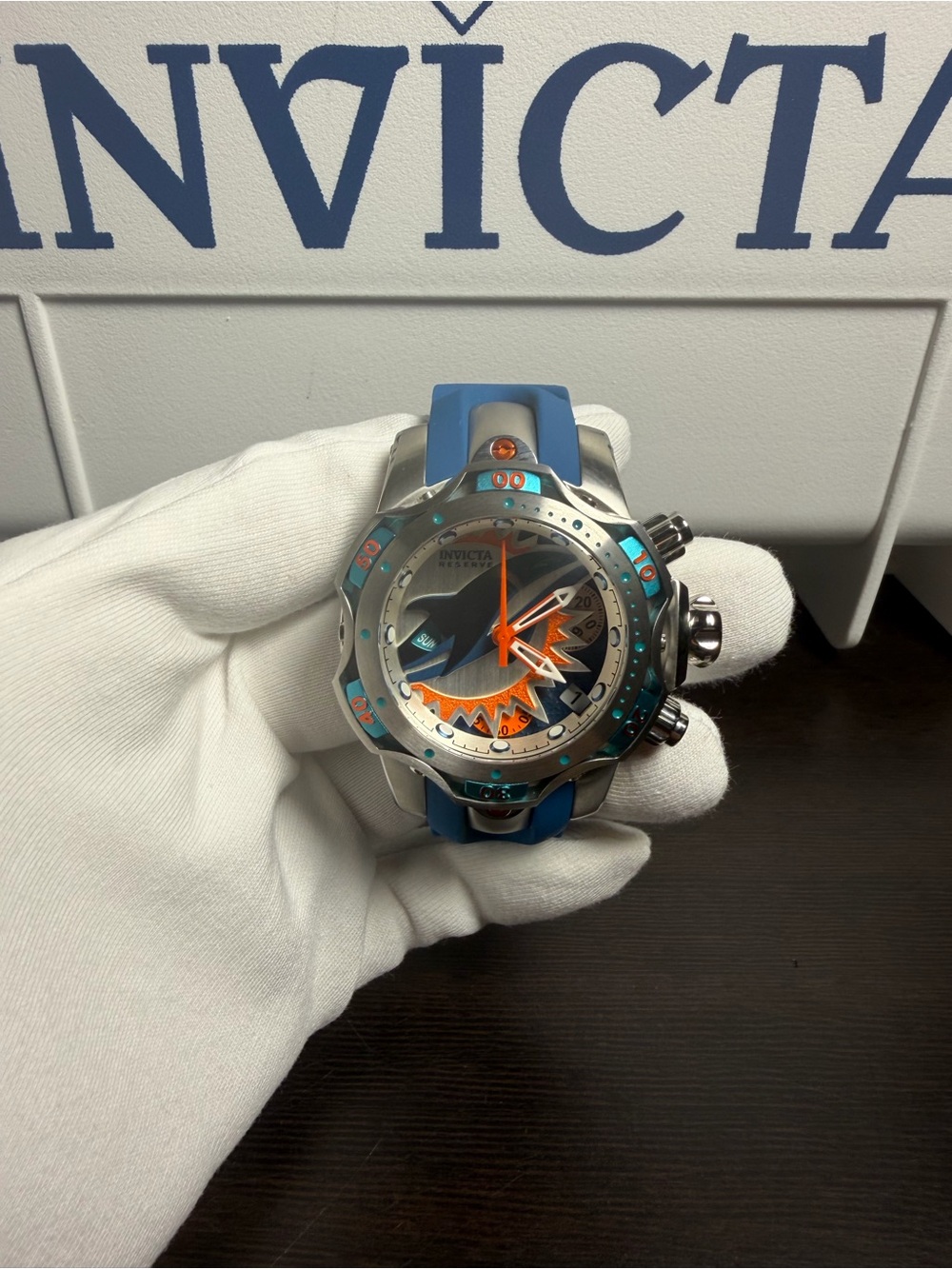 Invicta Reserve Venom NFL Miami Dolphins Unisex - 44.4mm (33092)